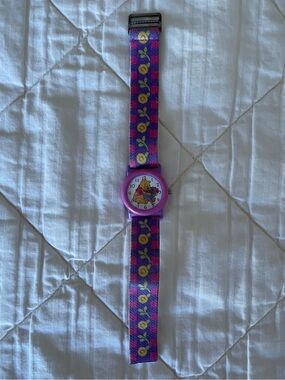 Timex Disney Winnie the Pooh Kids Watch with Floral Stretch Strap